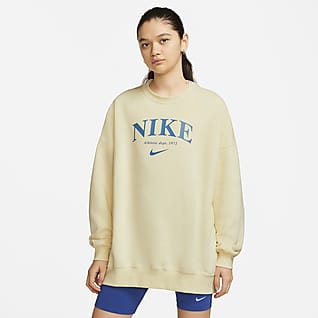 Nike Sportswear Essentials Sweat-shirt oversize en tissu Fleece pour Femme