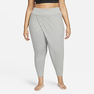 Nike Yoga Luxe Women's Ribbed Pants (Plus Size)