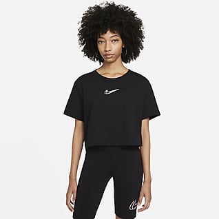 Nike Sportswear T-shirt recortada de dança para mulher