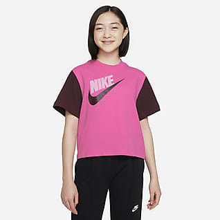Nike Sportswear Essential Luźny T-shirt do tańca dla dużych dzieci (dziewcząt)