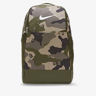 Nike Brasilia Träningsryggsäck med kamouflagemönster (Medium, 24 l)