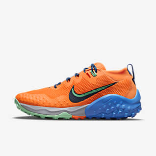 nike shoes blue and orange