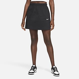 Nike Sportswear Essential Γυναικεία υφαντή ψηλόμεση φούστα