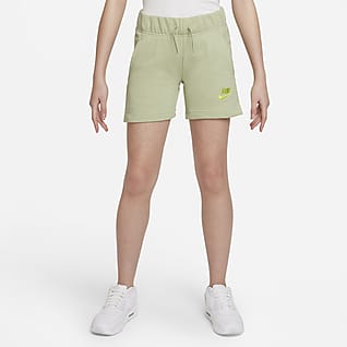 Nike Sportswear Club Shorts de French Terry para niña talla grande