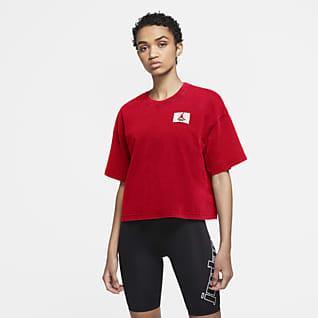 Jordan Essentials Lockeres Kurzarm-T-Shirt für Damen