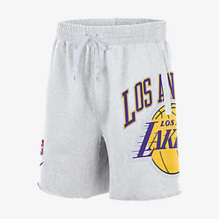 洛杉矶湖人队 Courtside Nike NBA 男子针织短裤