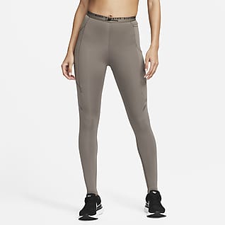 Nike Dri-FIT Run Division Γυναικείο κολάν μεσαίου ύψους για τρέξιμο με τσέπες