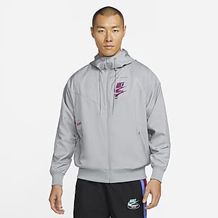 Nike Sportswear Sport Essentials+ เสื้อแจ็คเก็ต Windrunner แบบทอผู้ชาย