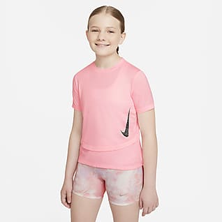 Nike Dri-FIT Instacool Treningsoverdel til store barn (jente)