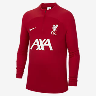 Liverpool FC Academy Pro Camiseta de fútbol de entrenamiento Nike Dri-FIT - Niño/a