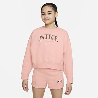 Nike Sportswear Trend Sudadera de tejido Fleece para niña talla grande