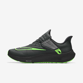 Nike Air Zoom Pegasus FlyEase By You Sapatilhas de running para estrada fáceis de calçar/descalçar personalizáveis para mulher