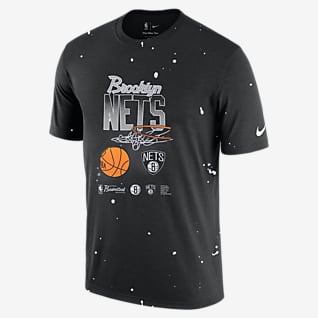 Brooklyn Nets Courtside Splatter Men's Nike NBA T-Shirt