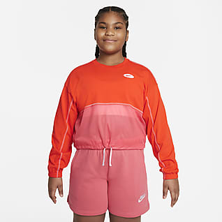Nike Sportswear Icon Clash Μπλούζα για μεγάλα κορίτσια (μεγαλύτερο μέγεθος)