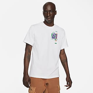white nike shirt