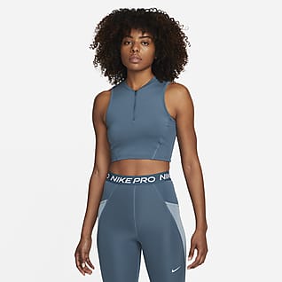 Nike Pro Dri-FIT Korte tanktop voor dames