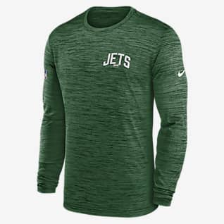 Nike Dri-FIT Velocity Athletic Stack (NFL New York Jets) Men's Long-Sleeve T-Shirt