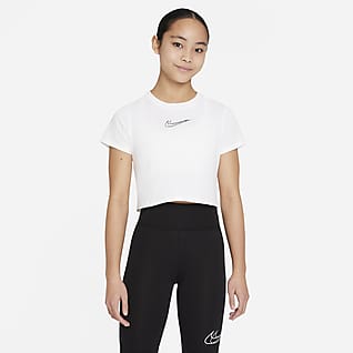 Nike Sportswear T-shirt de dança recortada Júnior (Rapariga)