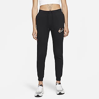 Nike Sportswear Essentials Calças de lã cardada para mulher
