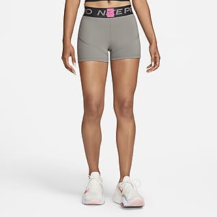 Nike Pro Dri-FIT Shorts med medelhög midja och tryck 8 cm för kvinnor