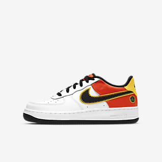 nike air force 1 yellow red