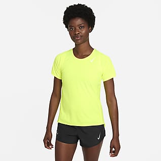 Nike Dri-FIT Race Haut de running à manches courtes pour Femme