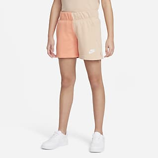 Nike Sportswear Shorts i frotté för ungdom (tjejer)