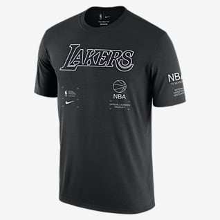 Los Angeles Lakers Courtside Nike NBA-s férfipóló