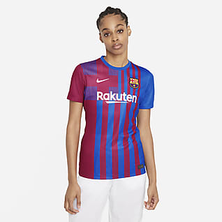 FC Barcelona 2021/22 Stadium Domicile Maillot de football pour Femme