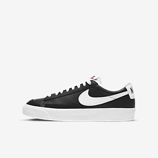 black grey and white nike shoes