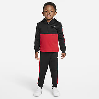 Nike Therma Conjunto de sudadera con gorro y pantalones para bebé