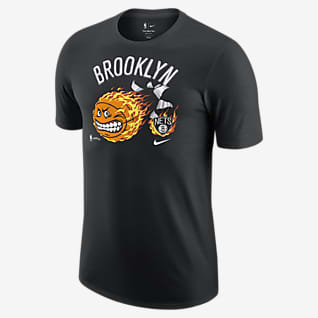 Brooklyn Nets Cartoon Ball Men's Nike Dri-FIT NBA T-Shirt