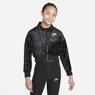Nike Air Укороченная куртка для девочек школьного возраста
