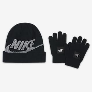 Nike Little Kids' Beanie and Gloves Set