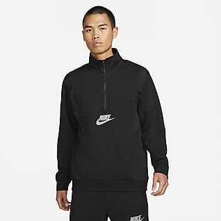 Nike Sportswear Hybrid Flísová mikina s polovičním zipem