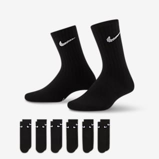 Nike Dri-FIT Calcetines largos para niños talla pequeña (3 pares)