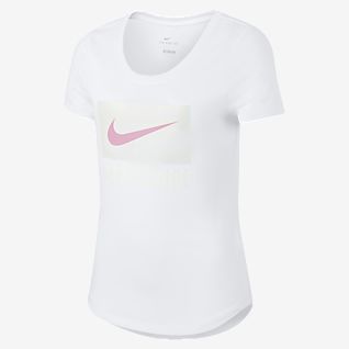 girls white nike tshirt