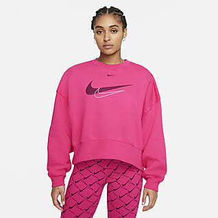 Nike Sportswear Dessuadora curta de teixit Fleece - Dona