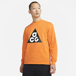 green and orange nike shirt