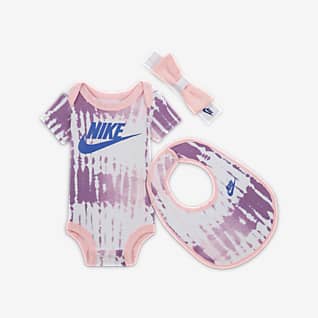Nike Baby Bodysuit, Headband and Bib Set