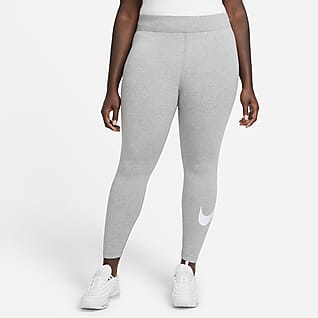 Nike Sportswear Essential Leggings a vita media con Swoosh (Plus size) - Donna