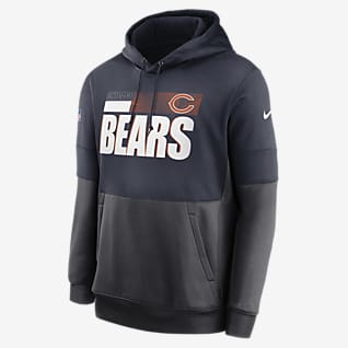 Nike Therma Team Name Lockup (NFL Chicago Bears) Ανδρική μπλούζα με κουκούλα