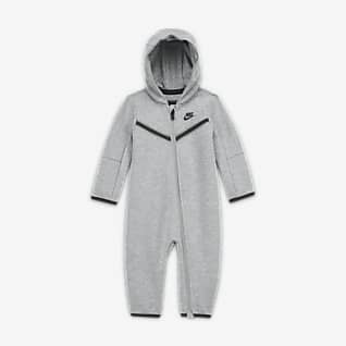 Nike Sportswear Tech Fleece Macacão com fecho completo para bebé (0–9 meses)