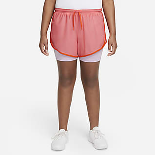 Nike Dri-FIT Tempo Icon Clash Big Kids' (Girls') 2-in-1 Training Shorts (Extended Size)