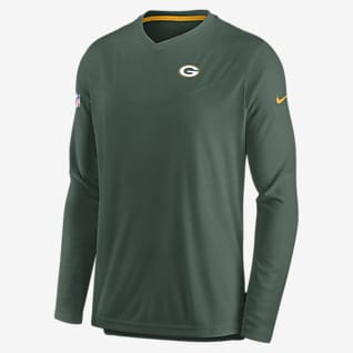 Nike Dri-FIT Lockup Coach UV (NFL Green Bay Packers) Men's Long-Sleeve Top