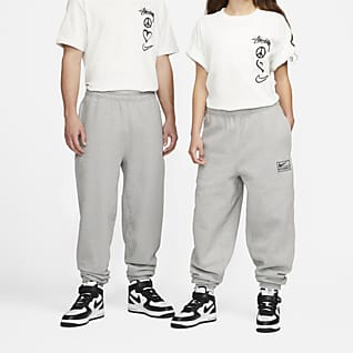 Nike x Stüssy กางเกงขายาวผ้าฟลีซ