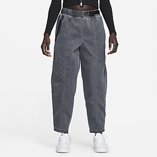 Nike Sportswear Dri-FIT Tech Pack Calças entrançadas de cintura subida para mulher