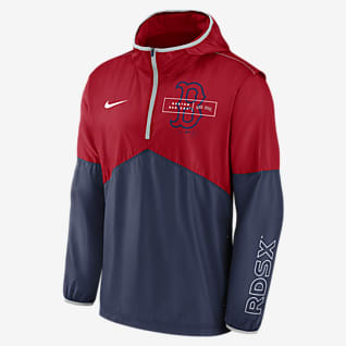 Nike Overview (MLB Boston Red Sox) Men's 1/2-Zip Jacket