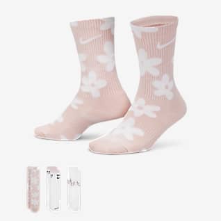 Nike Everyday Plus Детские носки до середины голени с амортизацией (3 пары)