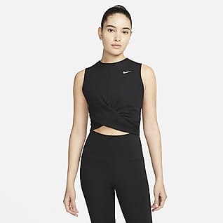 Nike Dri-FIT Camiseta cropped de tirantes de entrenamiento para mujer